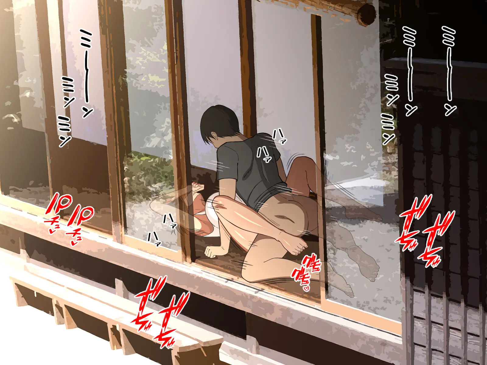 Manatsu No Inaka De Asedaku Ni Natte Musaboriau Oyako 한여름의 시골에서 땀투성이가 되어 서로 탐닉하는 모자